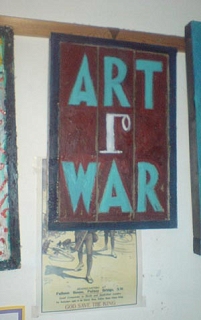 © Robert Rotifer Gemälde Ar War mit Galgen